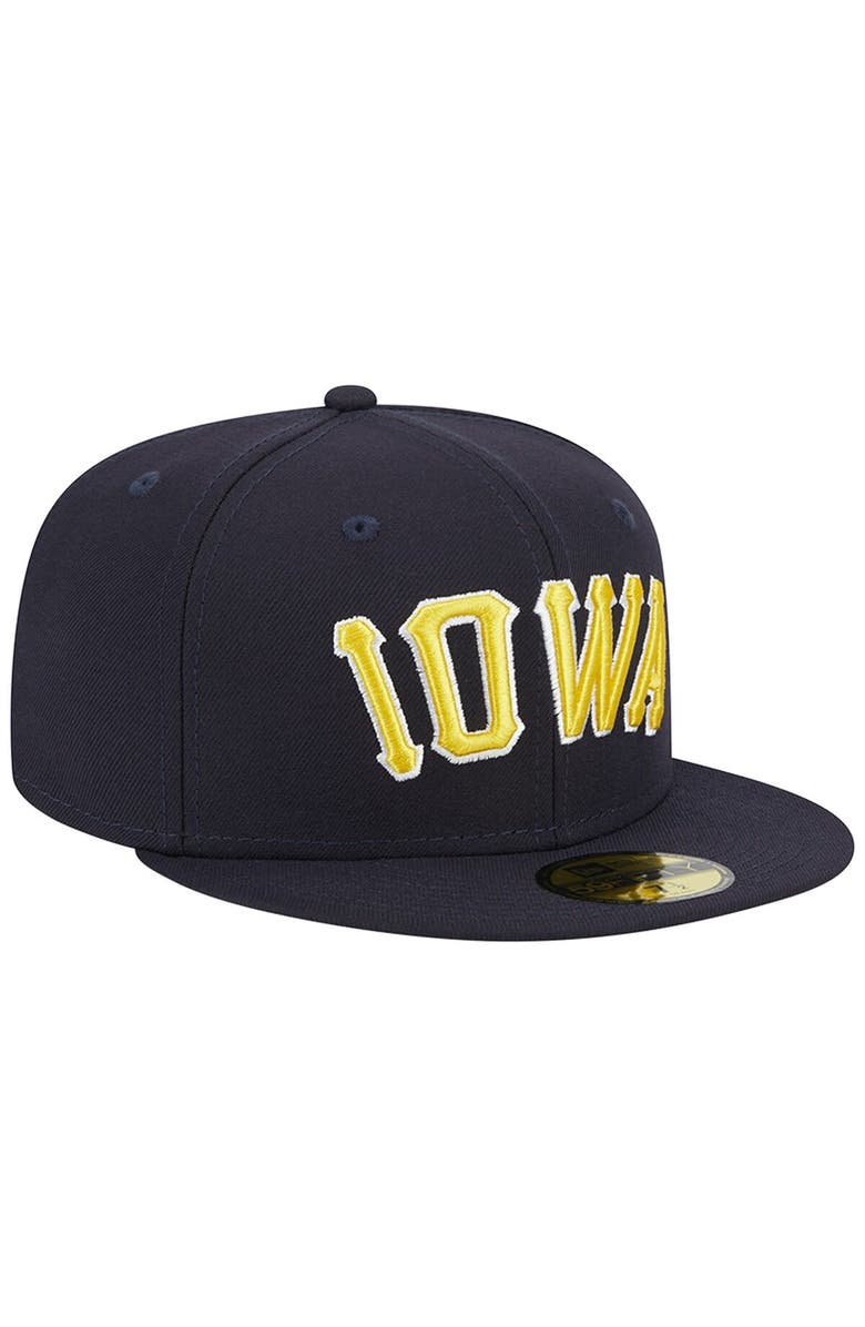 New Era Men's New Era Navy Iowa Cubs Theme Nights Oaks 59FIFTY Fitted Hat, Alternate, color, Navy