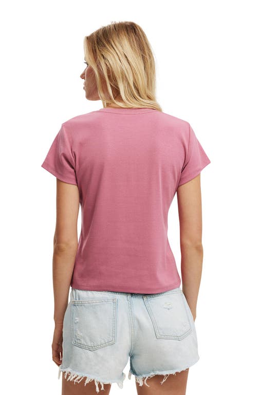 Cotton On 90s Baby Tee In Pink