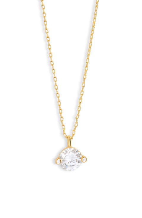 duo prong pendant necklace