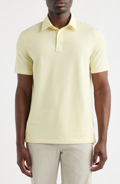 All Play Stripe Performance Golf Polo
