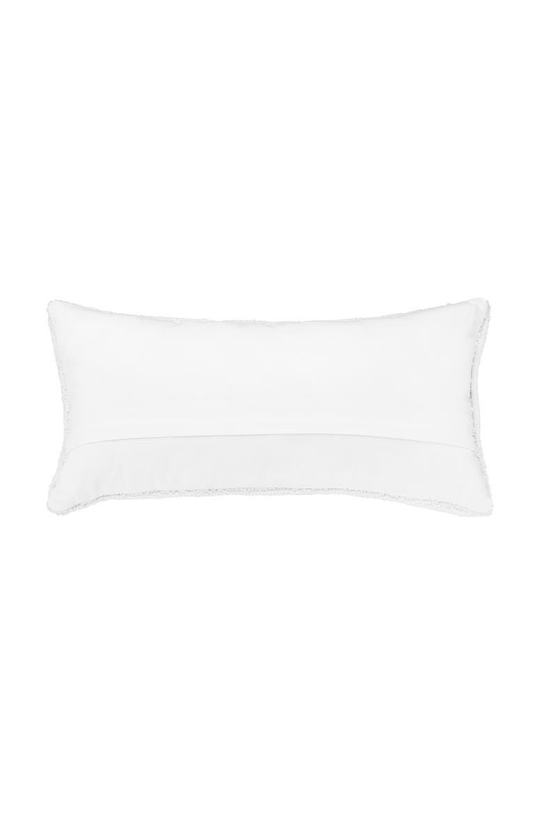 Gobble Thanksgiving Turkey Hooked Small Petite Accent Pillow 10" x 20", Alternate, color, White