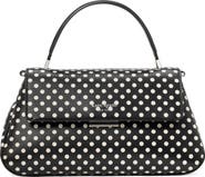 Kate Spade New York grace dot fine leather top handle bag