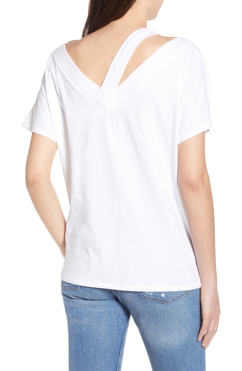 BP. Asymmetrical Neckline Tee, Alternate, color, 