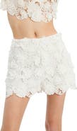 Bardot Amyra Lace High Waist Shorts