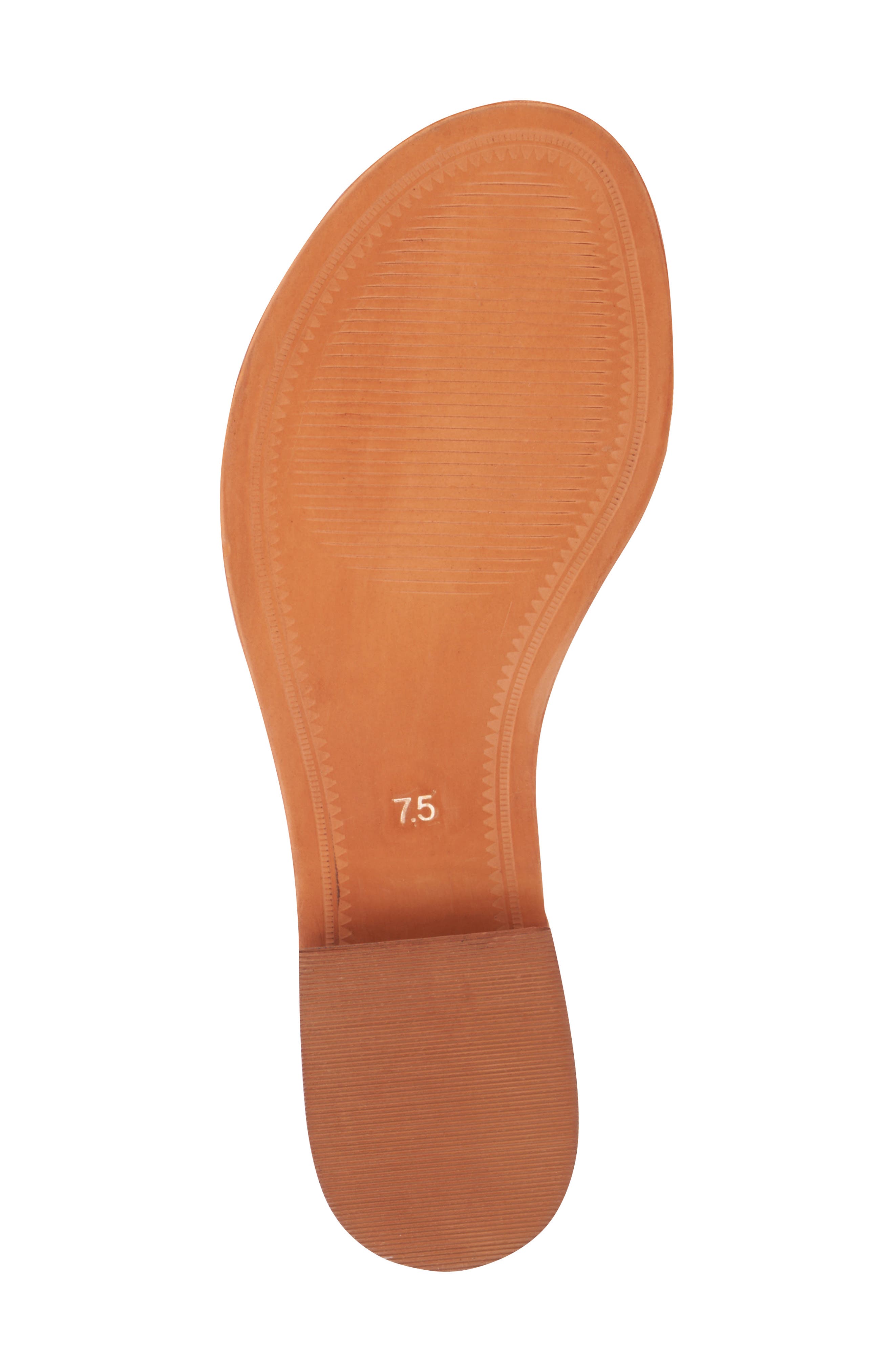 VINTAGE FOUNDRY Pamelia Woven Slide Sandal, Alternate, color, Cognac