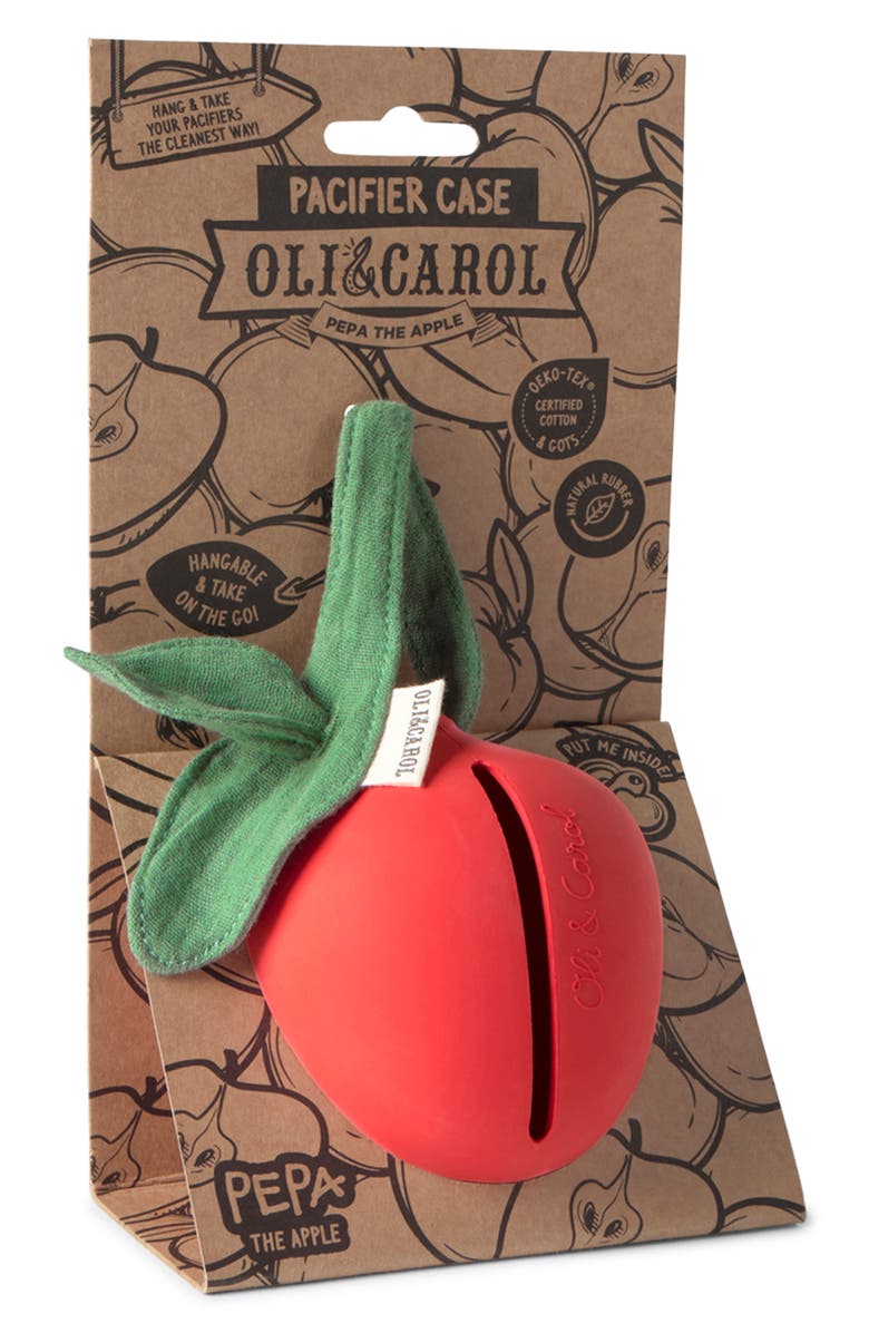 Oli&Carol Pepa the Apple Pacifier, Alternate, color,