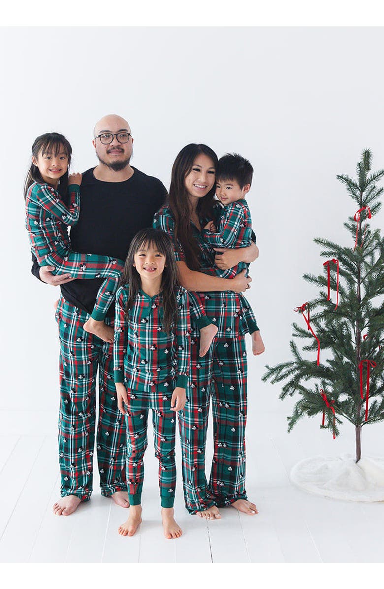 Charlie Lou Baby<sup>®</sup> Steamboat Willie Tartan Convertible Romper, Alternate, color, Multicolor