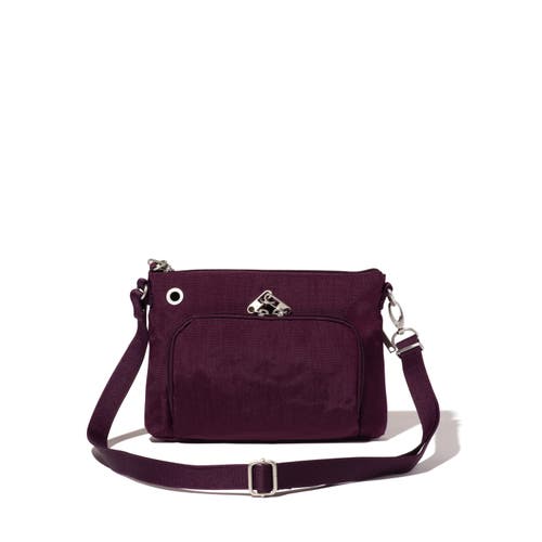Baggallini Securtex Anti-theft Memento Crossbody Bag In Multi