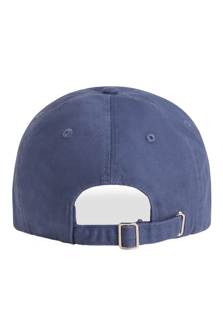 Classic Logo Cotton Twill Baseball Cap, Alternate, color, NAVY