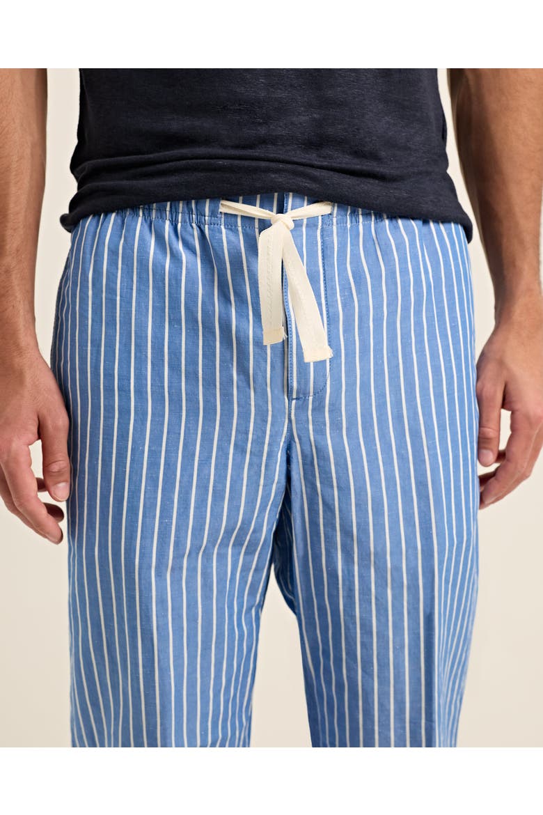 Alex Stripe Relaxed Fit Trousers, Alternate, color, Catalina Blue/White Sand