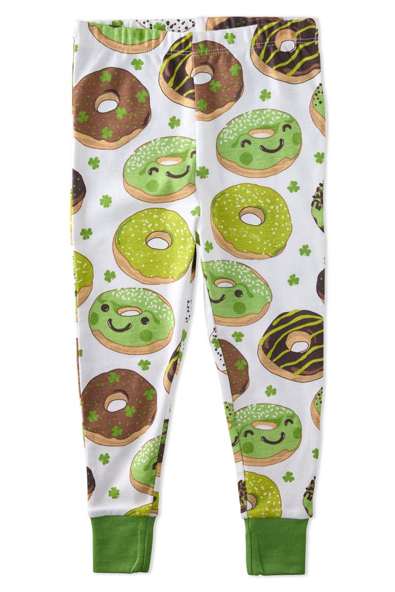 Kids' Zen Two-Piece Organic Cotton Pajamas, Alternate, color, FROGGIE SWEETS
