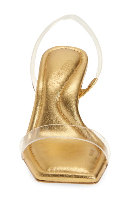 Shop Cult Gaia Gracie Sandal In Clear/gold