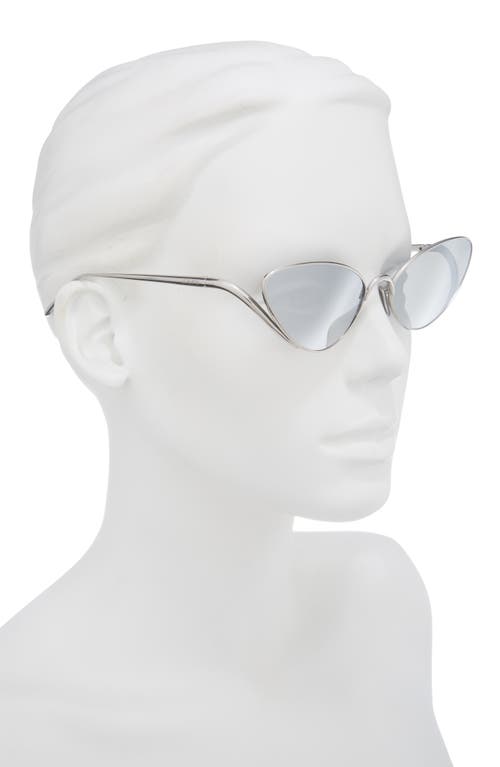 Loewe Signature 58mm Cat Eye Sunglasses In Gray