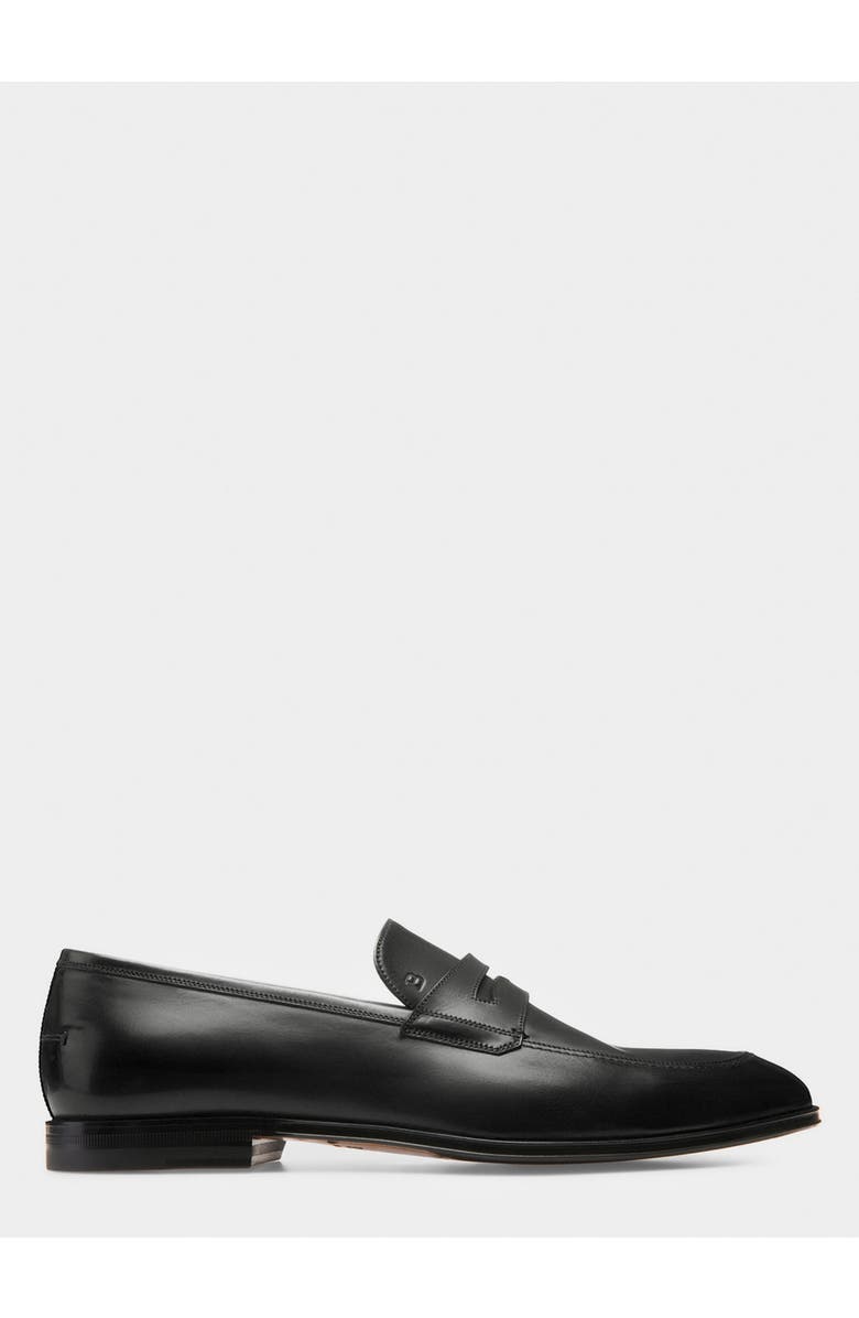 Bally Webb Men's Calf Leather Penny Loafer, Alternate, color, Black