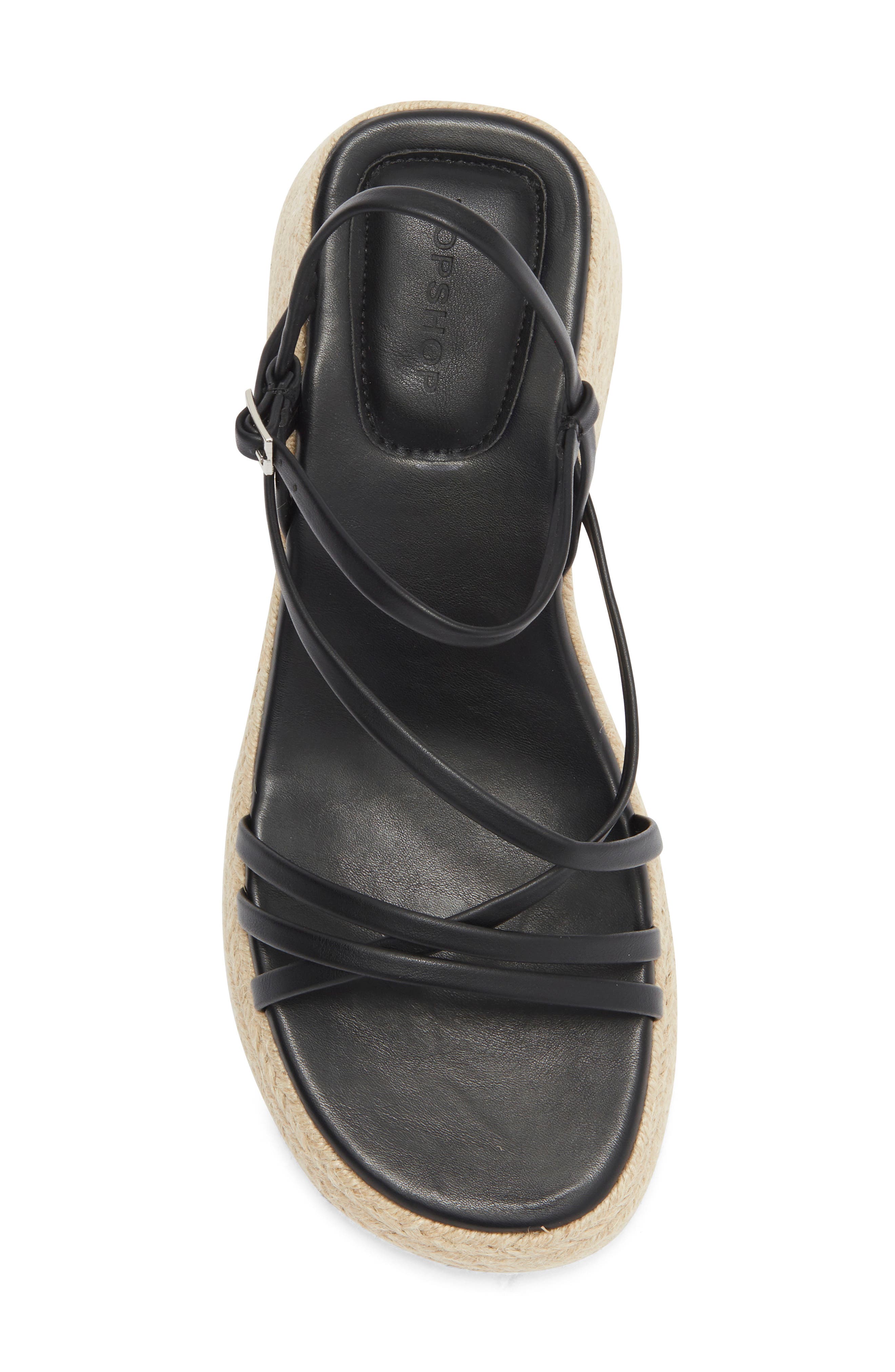 Topshop Jess Espadrille Platform Sandal, Alternate, color, 