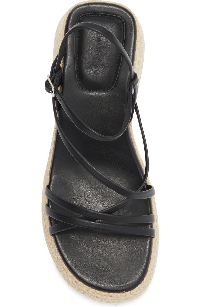Topshop Jess Espadrille Platform Sandal, Alternate, color,