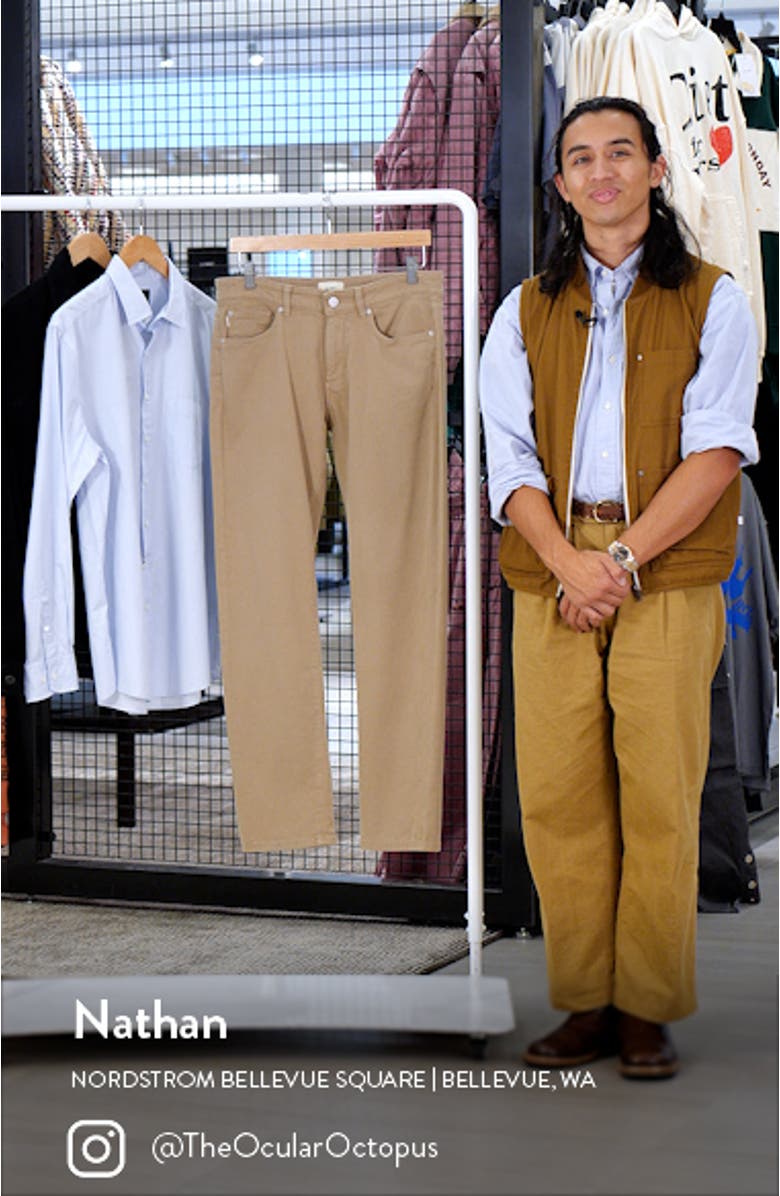 Russell Slim Fit Straight Leg Jeans, sales video thumbnail