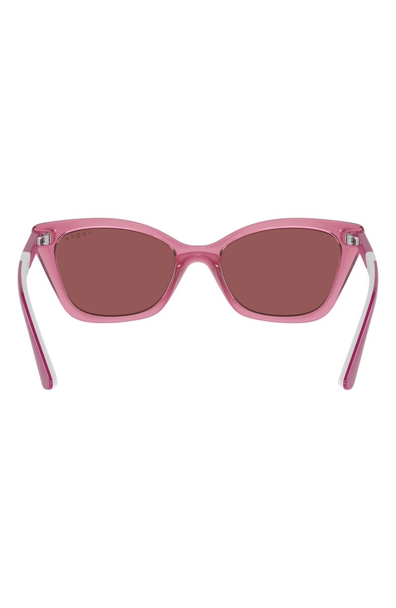 VOGUE Kids' 48mm Cat Eye Sunglasses, Alternate, color, Dark Violet