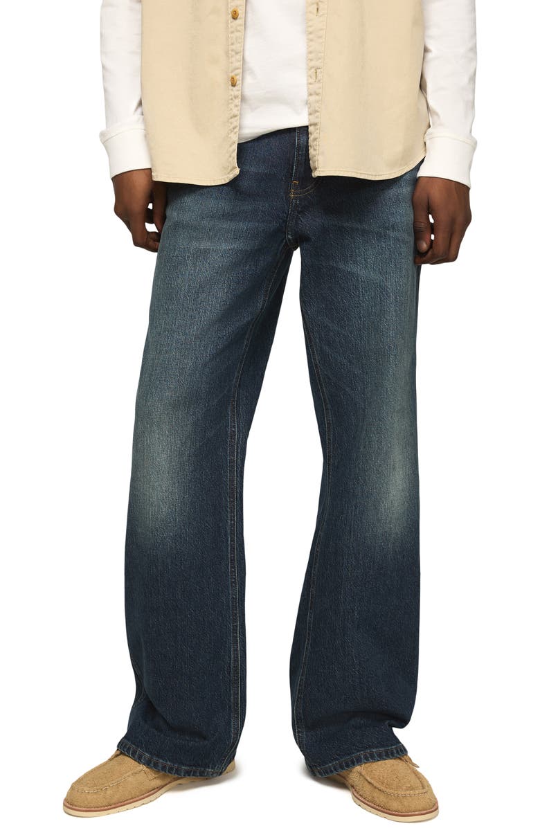 Lucky Brand Baggy Bootcut Jeans, Main, color, Starfield
