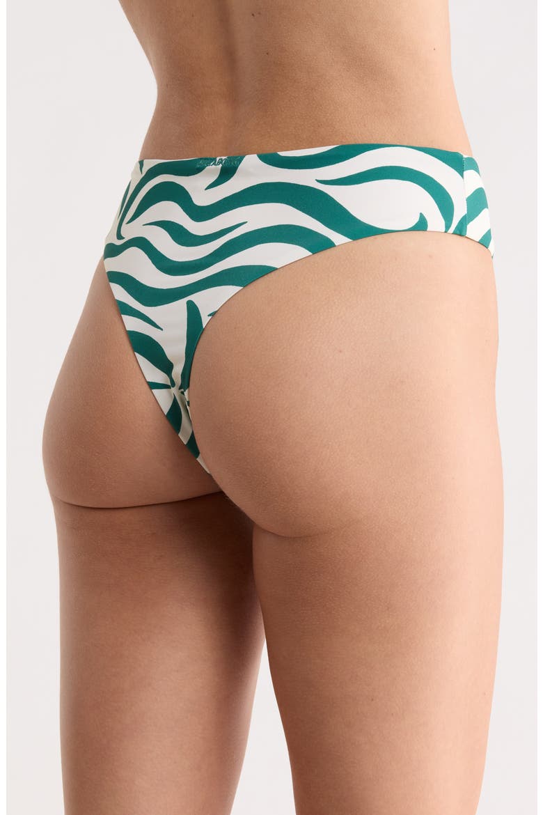 Maya High Rise Bikini Bottoms, Alternate, color, EVERGREEN.