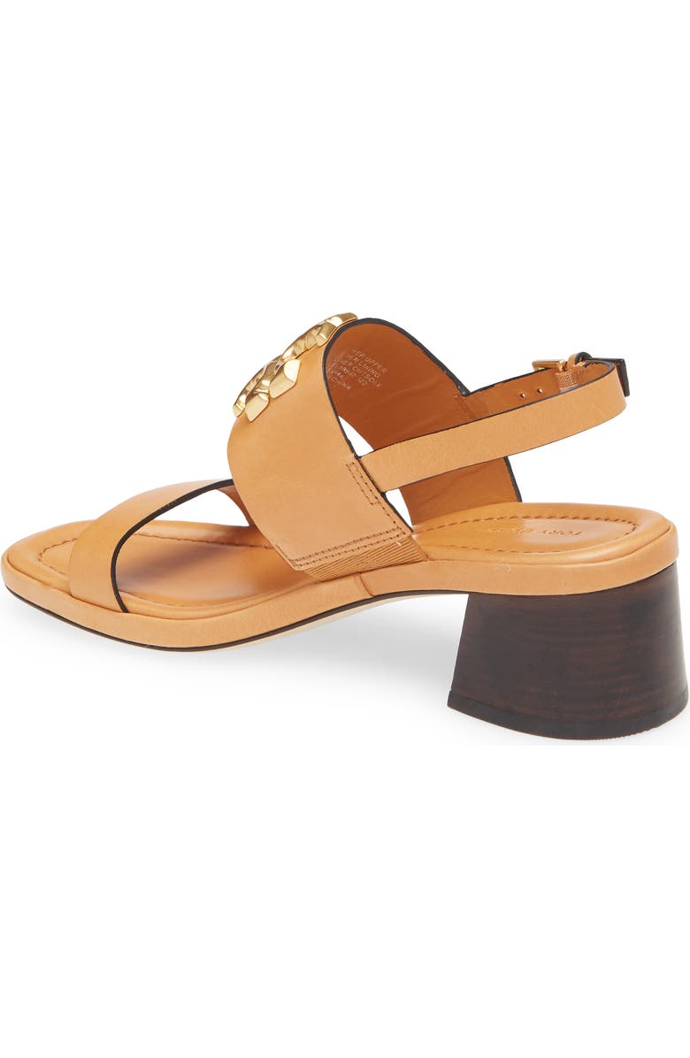 Tory Burch Eleanor Slingback Sandal, Alternate, color, Brandy