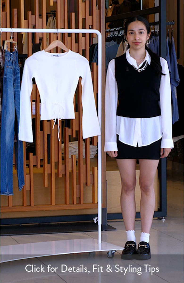 Craving Rib Detail Knit Top, sales video thumbnail