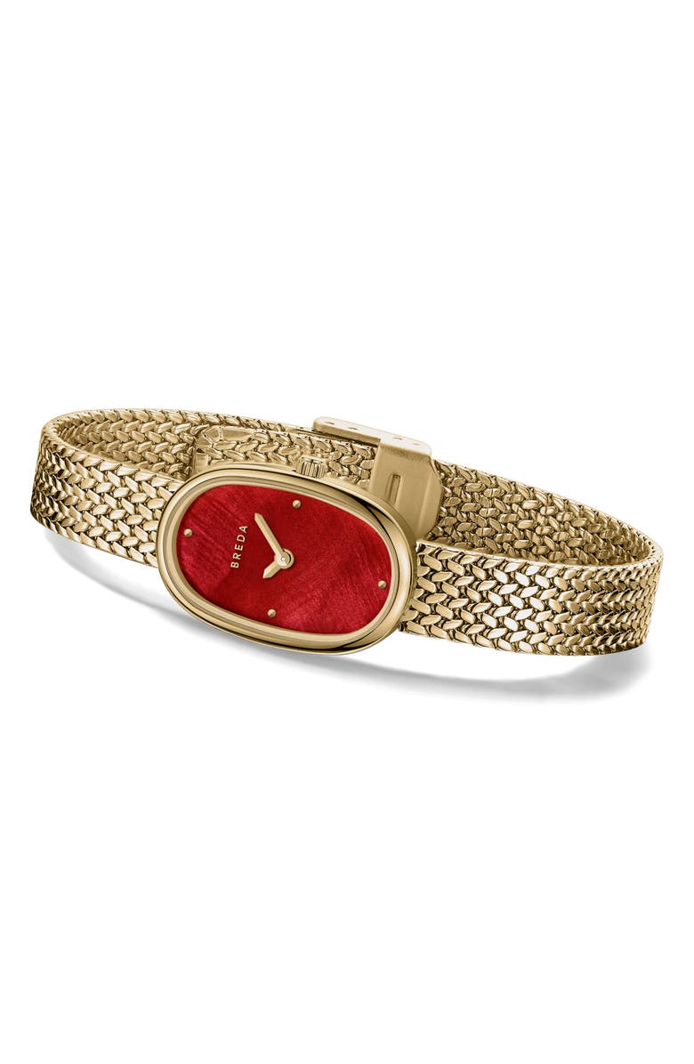 Jane Tethered Mesh Strap Watch, 18mm x 7mm
