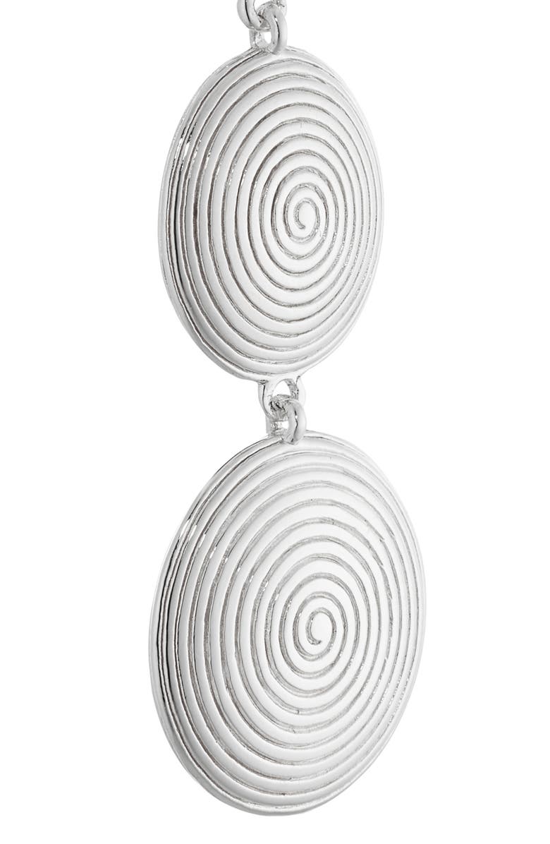 Lié Studio The Ruby Drop Earrings, Alternate, color, Silver