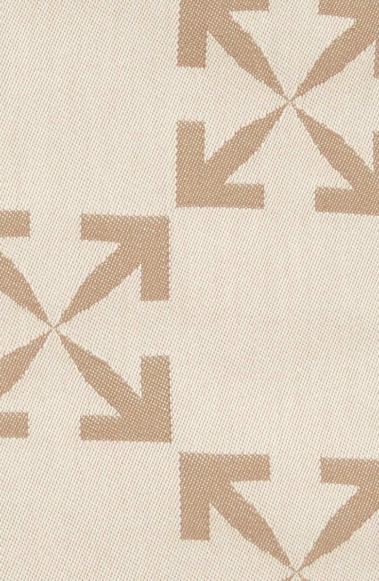 Off-White Arrow Set of Four Cotton Napkins, Alternate, color, 