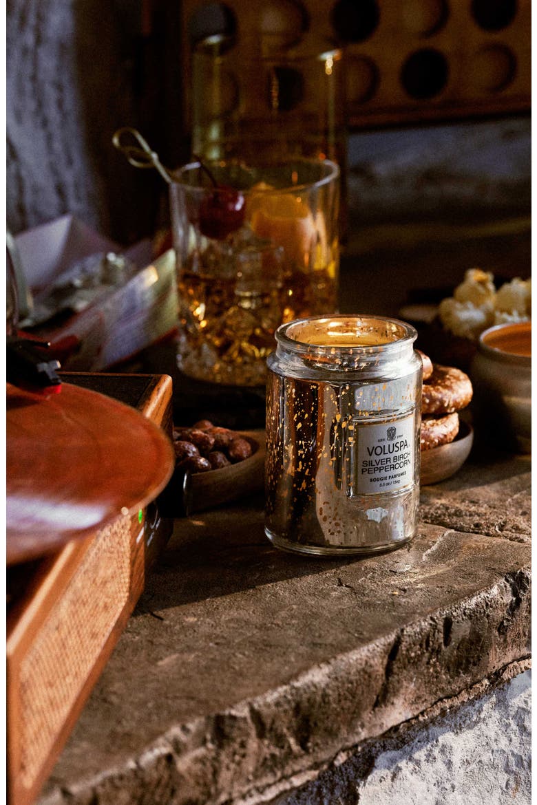Silver Birch & Peppercorn Small Jar Candle, Alternate, color, SILVER BIRCH