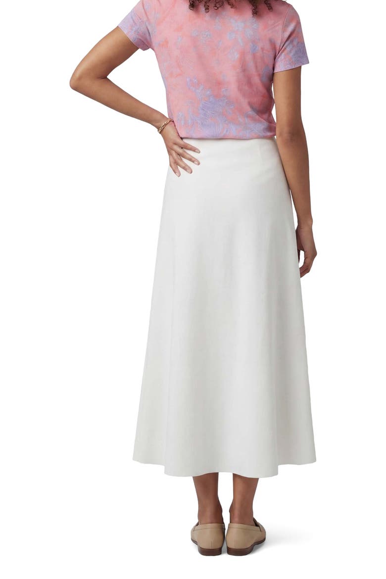 Womens Midi Skirt, Alternate, color, WHITE