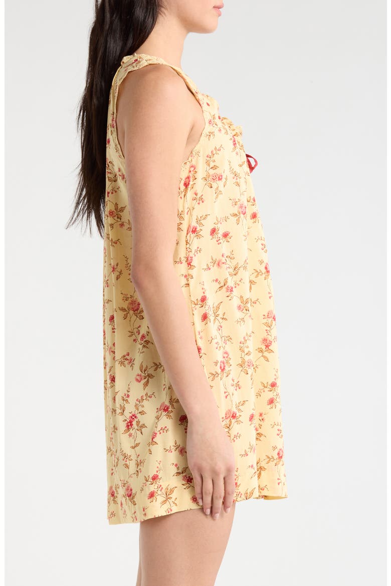 Holly Floral Print Sleep Dress, Alternate, color, WISTFUL