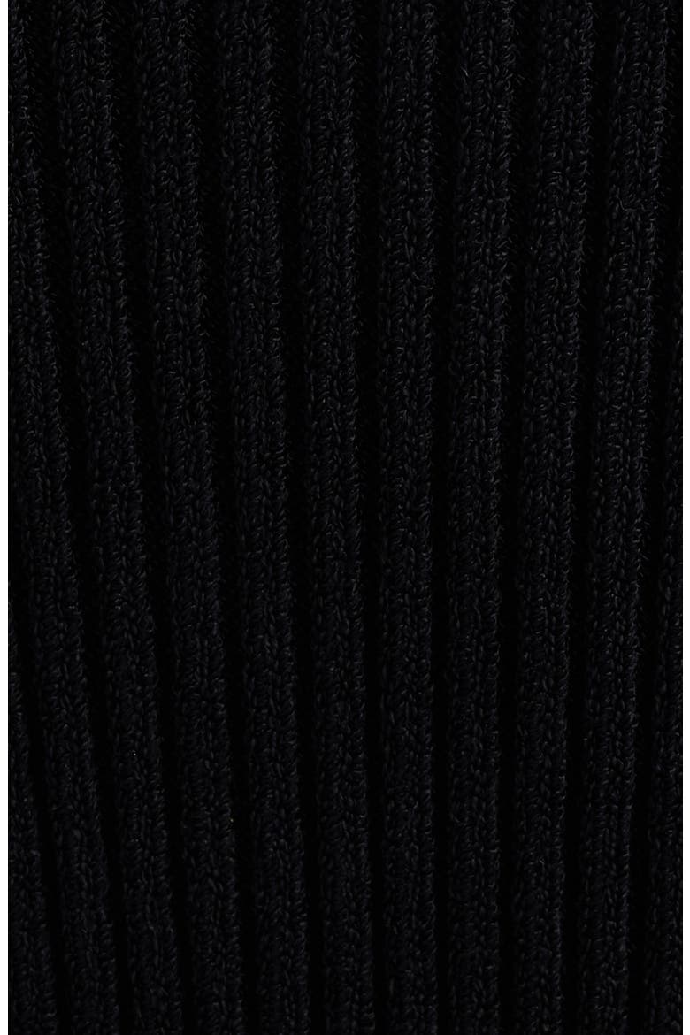 Long Sleeve Rib Sweater Dress, Alternate, color, 0PA BLACK