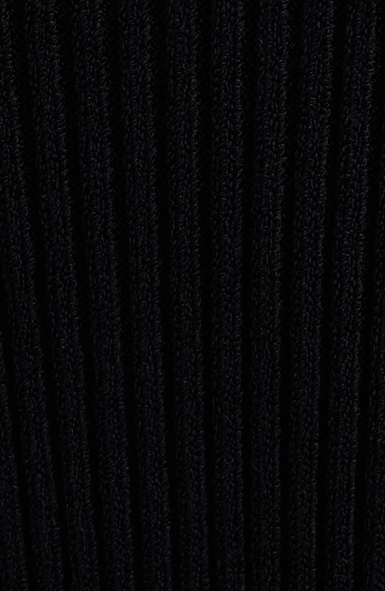 Balmain Long Sleeve Rib Sweater Dress, Alternate, color, 