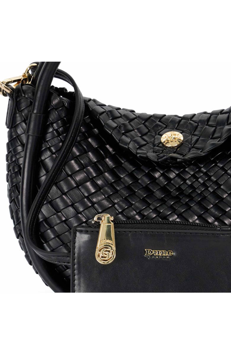 Dune London Dinideliberate Top Handle Bag, Alternate, color, Black