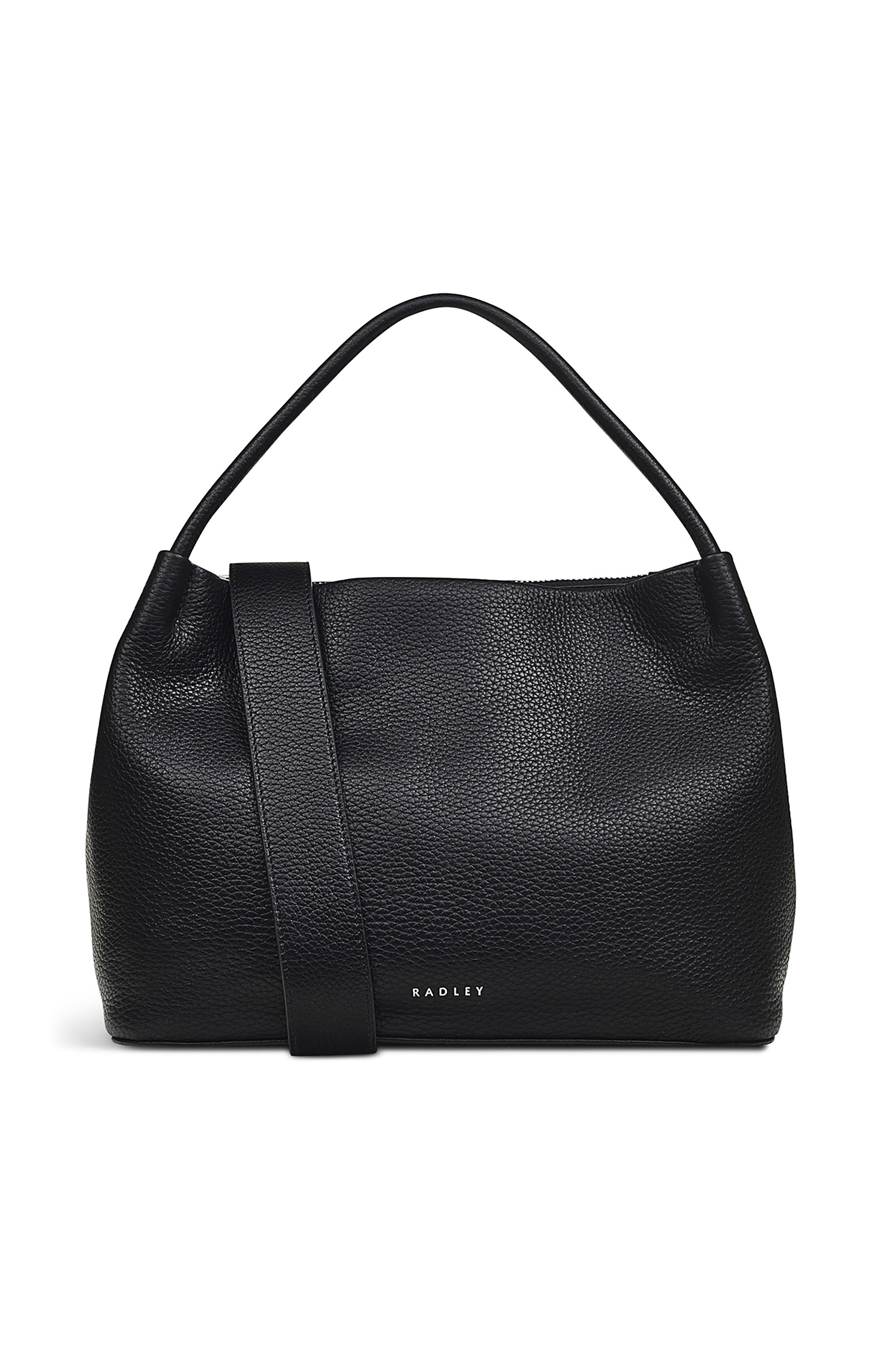 Radley Ivydale Road Medium Ziptop Satchel Bag, Main, color, Black