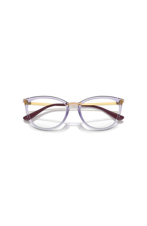 Vogue Eyewear 51mm Cat Eye Optical Glasses In Purple
