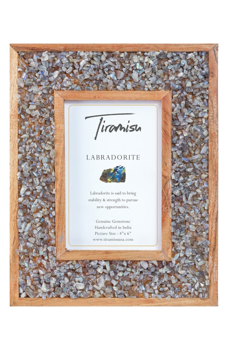Tiramisu Stone Embellished Picture Frame, Main, color, Blue