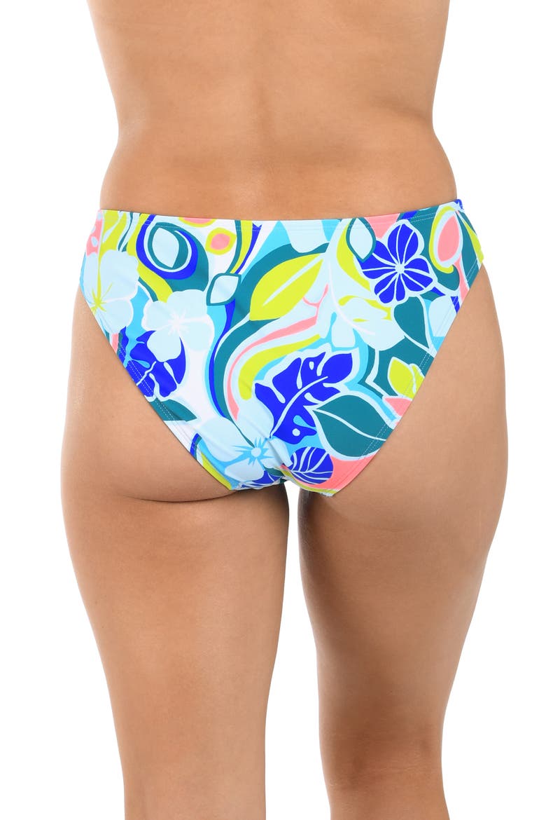 Hibiscus Bikini Bottoms, Alternate, color, BLUE/ GREEN MULTI