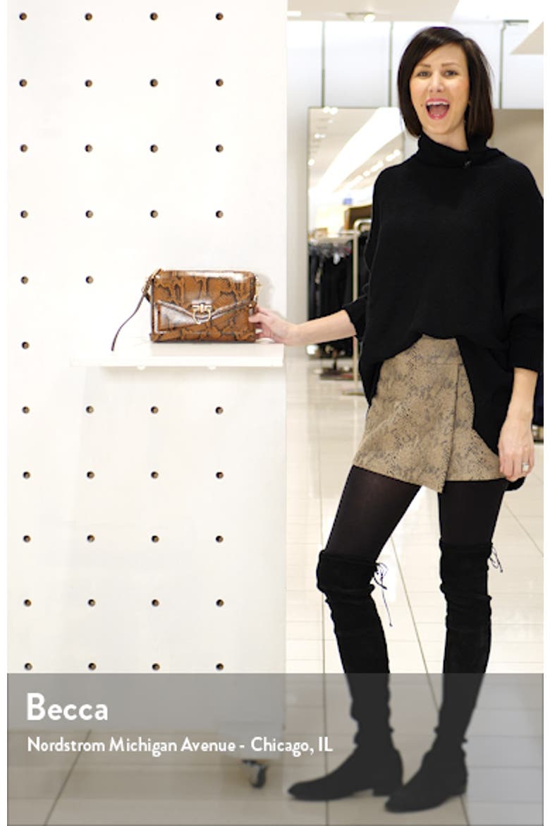 Jean Mac Snake Embossed Leather Convertible Crossbody Bag video