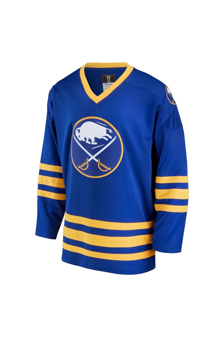 Men's Fanatics Branded Royal Buffalo Sabres Premier Breakaway Heritage Jersey, Alternate, color, Royal