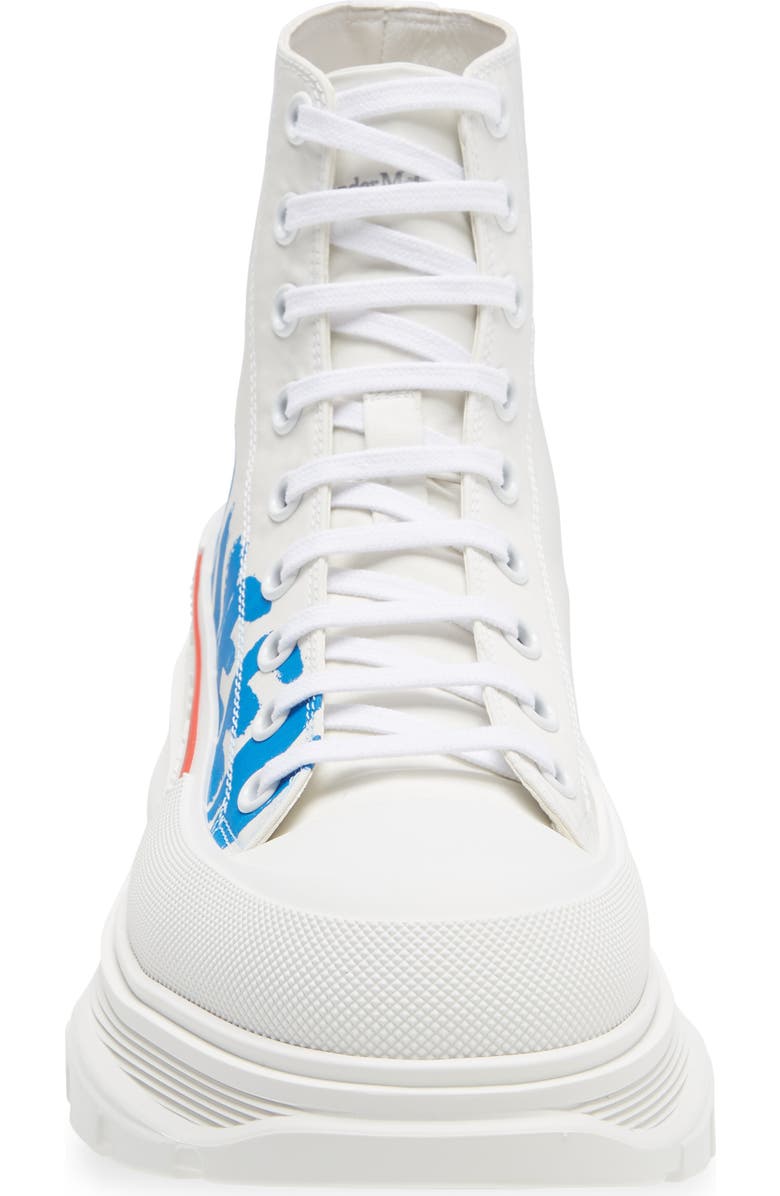 McQueen Tread Slick Graffiti High Top Sneaker, Alternate, color,