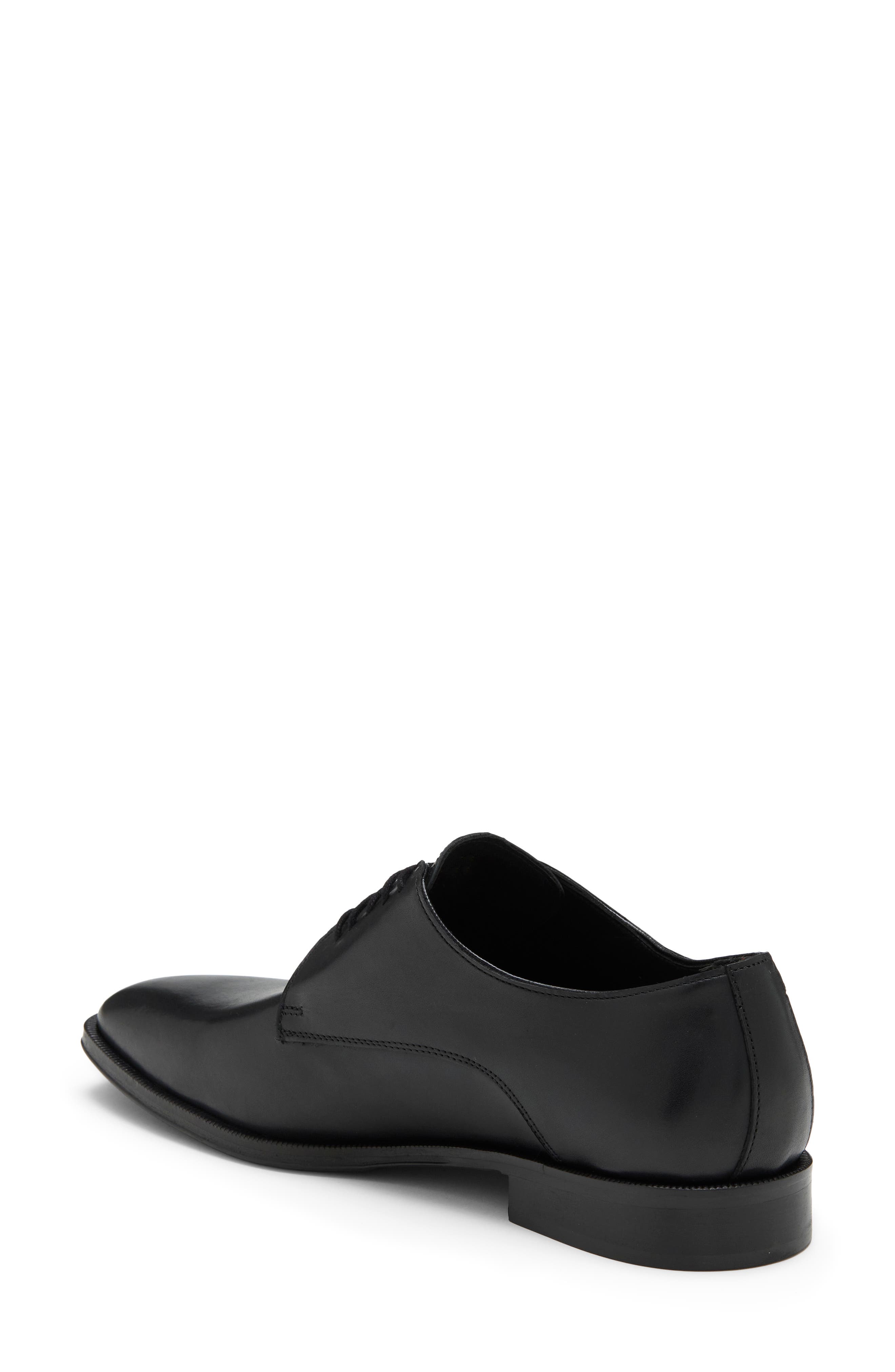 Siena Plain Toe Derby, Alternate, color, BLACK LEATHER