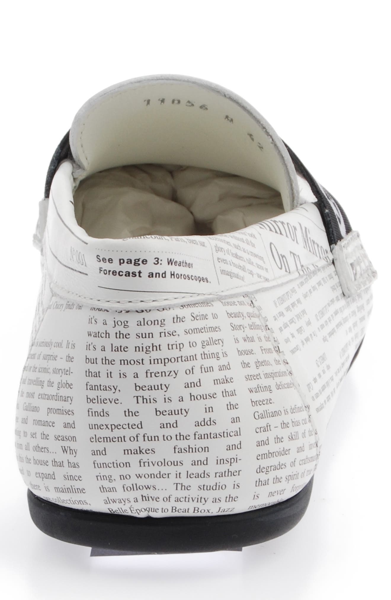 John Galliano Paris Gazette Driver, Alternate, color, 