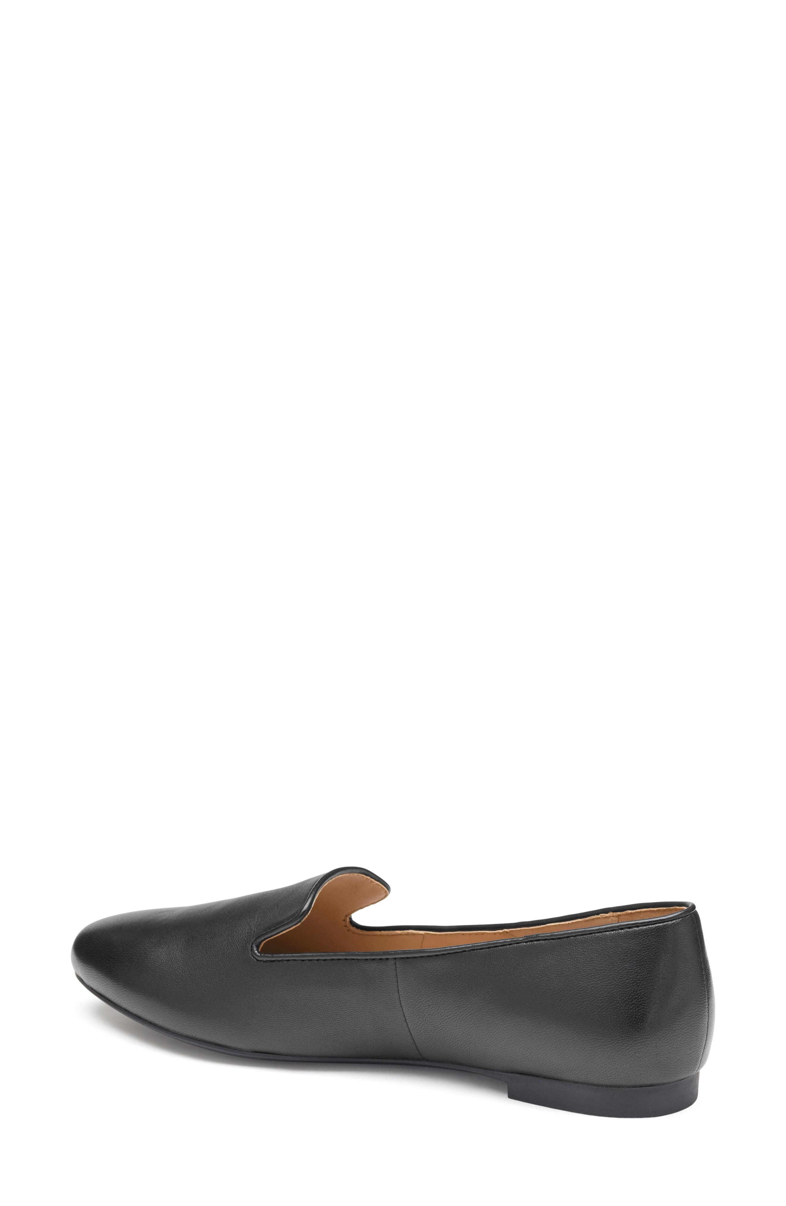 Delanie Loafer, Alternate, color, BLACK GLOVE LEATHER