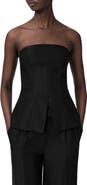 AllSaints Charley Strapless Top