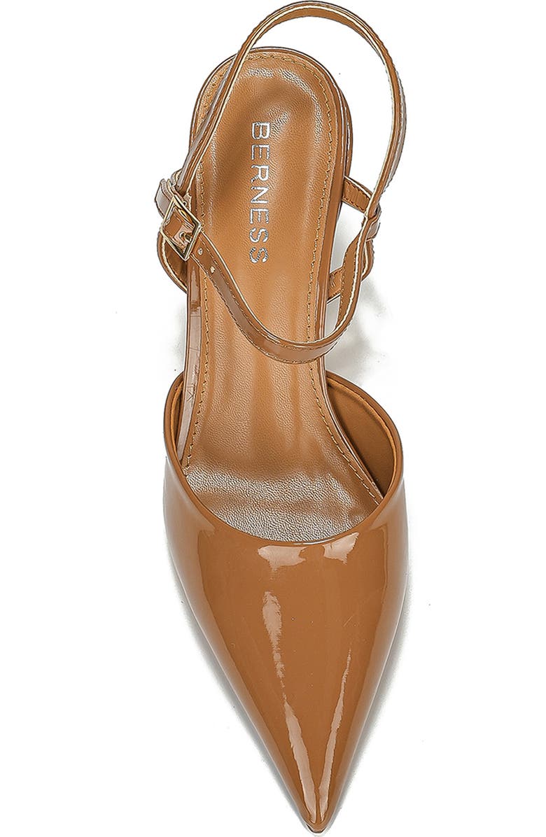 BERNESS Celine Ankle Strap Pump, Alternate, color, Camel