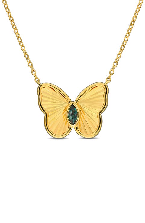 Butterfly Pendant Necklace