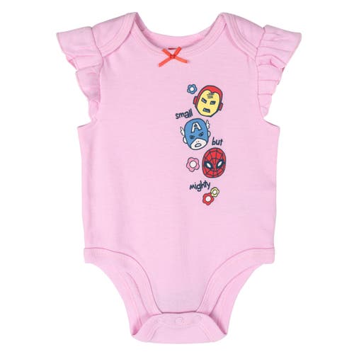 Marvel 5-pack One Piece Bodysuits In Multi