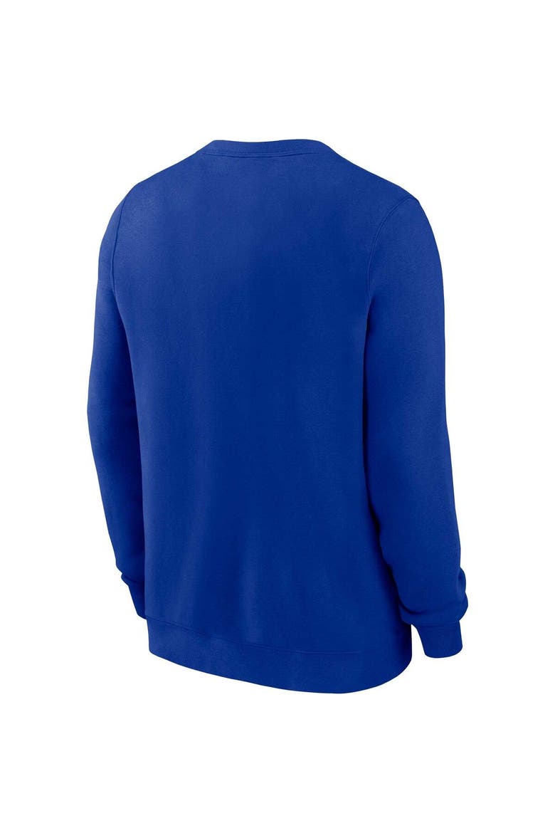 Men's Nike Royal Denver Broncos Rewind Club Pullover Sweatshirt, Alternate, color, Royal
